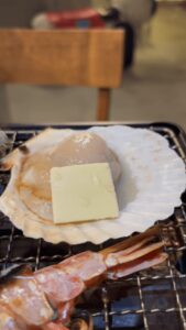 琉球海鮮 すし 浜焼 もんじゃ ほろろ_浜焼き絶品ほたて