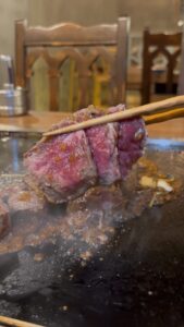 琉球海鮮 すし 浜焼 もんじゃ ほろろ_サーロインステーキ500g
