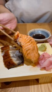 隠れ家居酒屋まーさん_炙り握り寿司