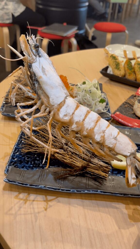 鶏出汁おでんト炭炉端でんすけ(ムハンとでんすけ)炉端:えび