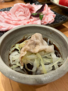 厳選あぐーと島野菜のしゃぶしゃぶコース(絶品あぐー)